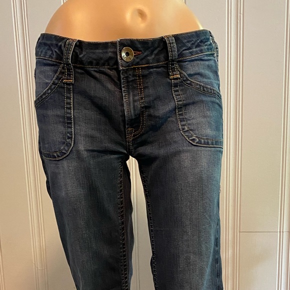 COPY - MAVI I jeans denim pants bottoms dark wash ROMY 30/34 inseam flap pockets - Picture 10 of 12